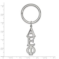 Sterling Silver Rh-plated LogoArt Alpha Epsilon Phi Key Chain view 2