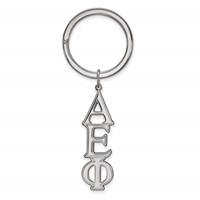 Sterling Silver Rh-plated LogoArt Alpha Epsilon Phi Key Chain view 1