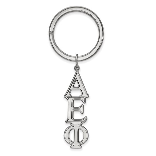 Sterling Silver Rh-plated LogoArt Alpha Epsilon Phi Key Chain