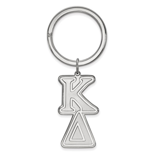 Sterling Silver Rh-plated LogoArt Kappa Delta Key Chain