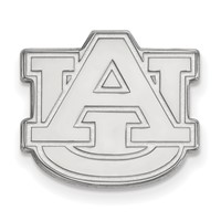 Sterling Silver Rhodium-plated LogoArt Auburn University Lapel Pin view 1