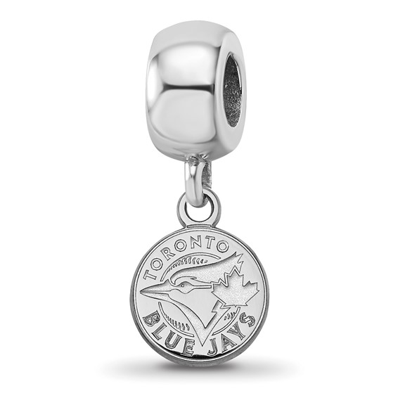 SS/Rh-p Major League Baseball LogoArt Toronto Blue Jays Dangle Bead