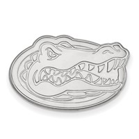 Sterling Silver Rhodium-plated LogoArt University of Florida Gator Lapel Pin view 1