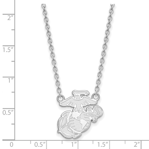 14kw U.S. Marine Corps Split Chain Pendant