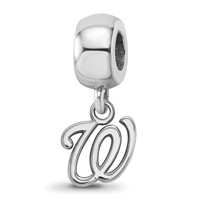 SS Rh-p Major League Baseball LogoArt Washington Nationals Dangle Bead view 1
