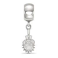 Sterling Silver Rh-plated LogoArt the Citadel Small Dangle Bead view 2