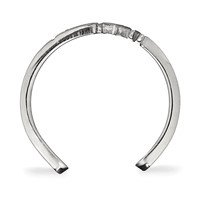 Sterling Silver Rhodium-plated LogoArt University of Nebraska Huskers Toe Ring view 2