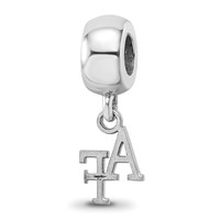 Sterling Silver Rhodium-plated LogoArt United States Air Force Academy A-f Extra Small Dangle Bead view 5