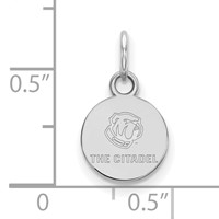 Sterling Silver Rh-plated LogoArt the Citadel XS Pendant view 2