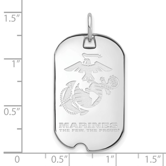14kw U.S. Marine Corps Large Dog Tag