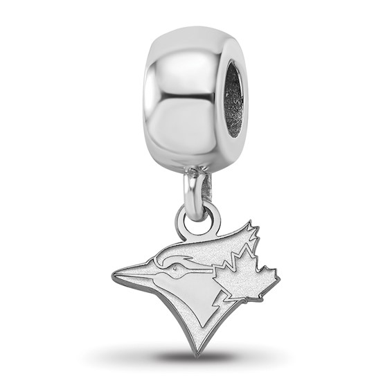 SS/Rh-p Major League Baseball LogoArt Toronto Blue Jays Bird Dangle Bead