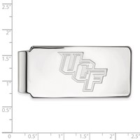 Sterling Silver Rhodium-plated LogoArt University of Central Florida U-c-f Money Clip view 2