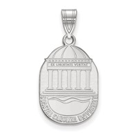 Sterling Silver Rhodium-plated LogoArt Coastal Carolina University Large Crest Pendant view 1