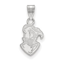 Sterling Silver Rhodium-plated LogoArt Furman University Paladin Small Pendant view 1