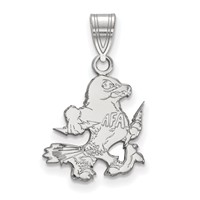 Sterling Silver Rhodium-plated LogoArt United States Air Force Academy Falcon Medium Pendant view 1