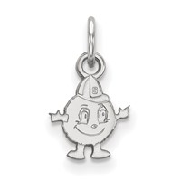 Sterling Silver Rhodium-plated LogoArt Syracuse University Mascot Extra Small Pendant view 1