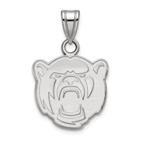 Sterling Silver Rhodium-plated LogoArt Baylor University Small Pendant view 1