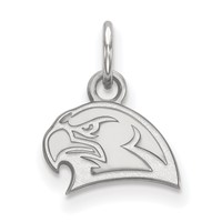 Sterling Silver Rhodium-plated LogoArt Miami University Ohio Redhawk Extra Small Pendant view 1