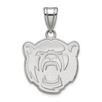 Sterling Silver Rhodium-plated LogoArt Baylor University Medium Pendant view 1