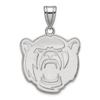 Sterling Silver Rhodium-plated LogoArt Baylor University Large Pendant view 1
