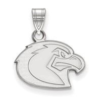 Sterling Silver Rhodium-plated LogoArt Marquette University Eagle Small Pendant view 1