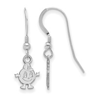 Sterling Silver Rhodium-plated LogoArt Syracuse University Mascot Extra Small Dangle Wire Earrings view 1