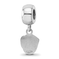Sterling Silver Rhodium Plated Major League Baseball LogoArt Milwaukee Brewers Dangle Bead view 5