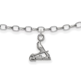 SS/Rh-p Major League Baseball LogoArt St. Louis Cardinals Anklet