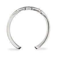Sterling Silver Rhodium-plated LogoArt Auburn University Toe Ring view 2