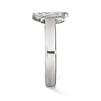 Sterling Silver Rhodium-plated LogoArt Auburn University Toe Ring view 3