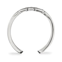 Sterling Silver Rhodium-plated LogoArt North Carolina State University N-c-s Toe Ring view 2