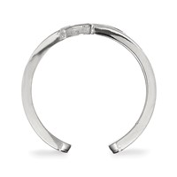 Sterling Silver Rhodium-plated LogoArt University of Alabama Toe Ring view 2