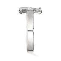 Sterling Silver Rhodium-plated LogoArt University of Alabama Toe Ring view 3