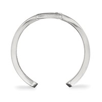 Sterling Silver Rhodium-plated LogoArt University of Illinois Letter I Toe Ring view 2