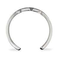 Sterling Silver Rhodium-plated LogoArt University of Kentucky U-k Toe Ring view 2