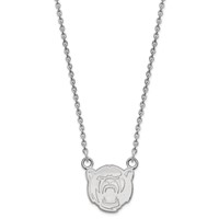 Sterling Silver Rhodium-plated LogoArt Baylor University Small Pendant Necklace - 18in view 2