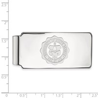 Sterling Silver Rhodium-plated LogoArt University of North Dakota Crest Money Clip view 2