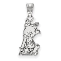 Sterling Silver Rhodium-plated LogoArt Alpha Xi Delta Sorority Symbol Small Pendant view 1