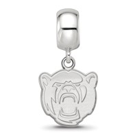 Sterling Silver Rhodium-plated LogoArt Baylor University Small Dangle Bead Charm view 3