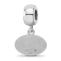 Sterling Silver Rhodium-plated LogoArt University of Georgia Letter G Extra Small Dangle Bead Charm view 5