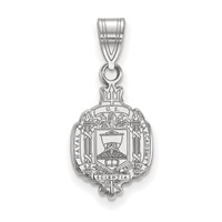 Sterling Silver Rhodium-plated LogoArt US Naval Academy Medium Crest Pendant view 1