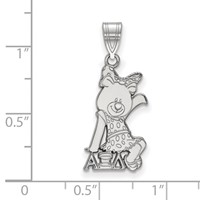 Sterling Silver Rhodium-plated LogoArt Alpha Xi Delta Sorority Symbol Medium Pendant view 2