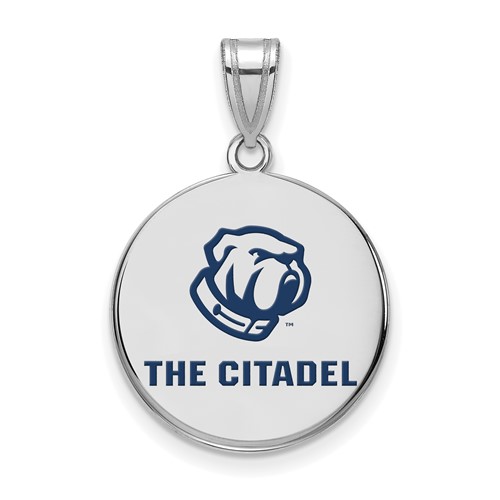 SS the Citadel Large Enamel Pendant