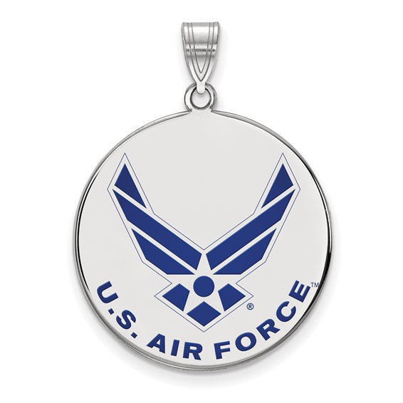 Sterling Silver Air Force Pendants