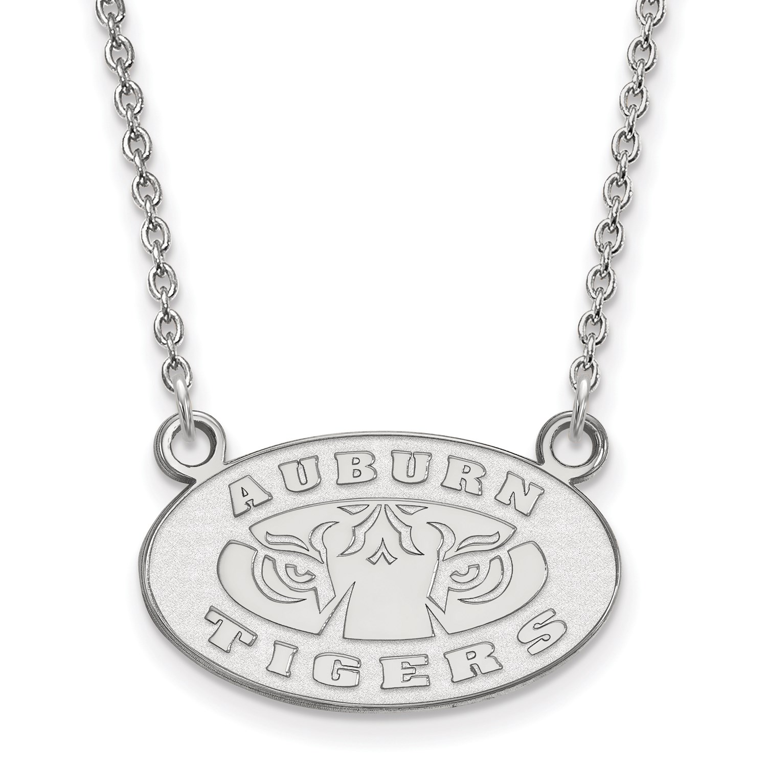 14k White Gold Logoart 18in Auburn University Au Small Pendant W Image Is Loading 14k White Gold Logoart 18in Auburn University Au