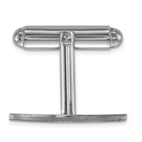 Sterling Silver Rhodium-plated LogoArt East Carolina University Crest Lapel Pin view 2
