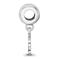 Sterling Silver Rhodium Plated Major League Baseball LogoArt St. Louis Cardinals St. L Dangle Bead view 2