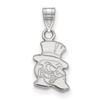 Sterling Silver Rhodium-plated LogoArt Wake Forest University Demon Deacon Small Pendant view 1