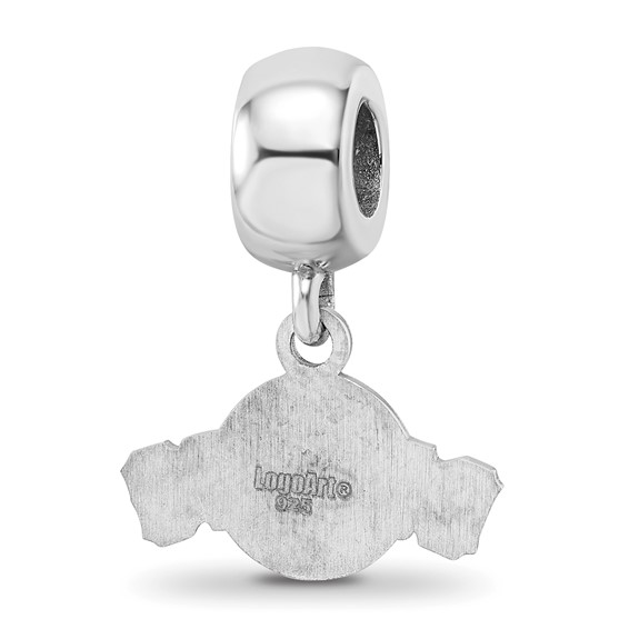 Sterling Silver Rhodium Plated Major League Baseball LogoArt San Francisco Giants Extra Small Dangle