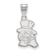 Sterling Silver Rhodium-plated LogoArt Wake Forest University Demon Deacon Medium Pendant view 1